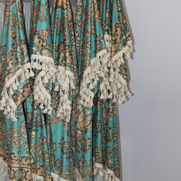 JUDITH MARCH ALDIN  RUG SUEDE PRINT Cozy Cardigan - Picture 5 of 6